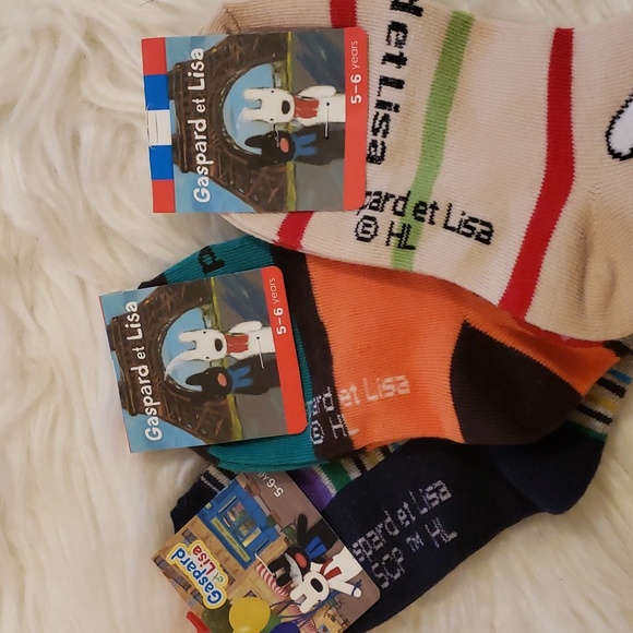 3 pairs Gaspard et Lisa kid's socks - 5-6 years - Picture 3 of 5